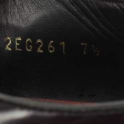 Prada Two Tone Leather Lace Up Oxford Size 41.5 