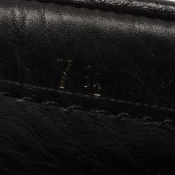 Prada Black Leather Slip On Loafers Size 41.5
