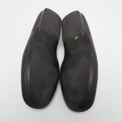Pre Owned Tod's Brown Nubuck Leather Slip On Loafers Size 40.5