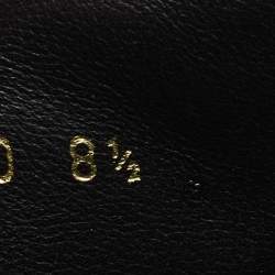 Pre Owned Prada Black Leather Low Top Sneakers Size 42.5