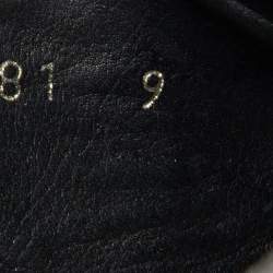 Pre Owned Prada Sports Black Leather Low Top Sneakers Size 43