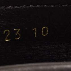Prada Black Leather Slip On Loafers Size 44