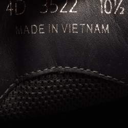 Pre Owned Prada Blue Leather Slip On Sneakers Size 44.5