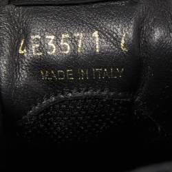 Prada Black Leather and Mesh Prax 01 Sneakers Size 40