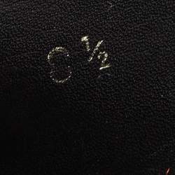 Pre Owned Prada Black Leather Slip On Loafers Size 42.5