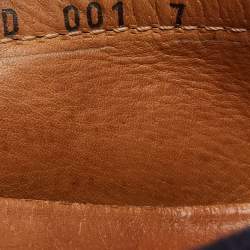 Pre Owned Prada Navy Blue Suede Slip On Loafers Size 41