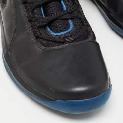 Prada Blue/Black Leather and Mesh Punta Ala  Sneakers Size 41