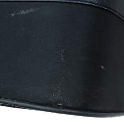 Prada Black Nylon Signature Rolling Suitcase