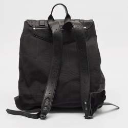 Proenza Schouler Black Leather and Nylon PS1 Backpack