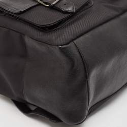 Proenza Schouler Black Leather and Nylon PS1 Backpack