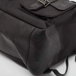 Proenza Schouler Black Leather and Nylon PS1 Backpack