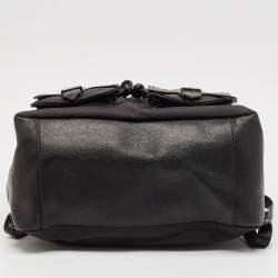 Proenza Schouler Black Leather and Nylon PS1 Backpack