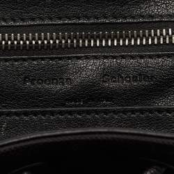Proenza Schouler Black Leather and Nylon PS1 Backpack