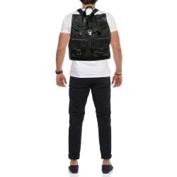 Proenza Schouler Black Leather and Nylon PS1 Backpack