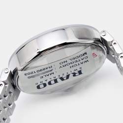 Pre Owned Rado Blue Stainless Steel Florence R48901203 Men's Wristwatch 38 mm