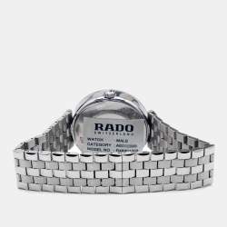 Pre Owned Rado Blue Stainless Steel Florence R48901203 Men's Wristwatch 38 mm