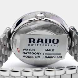 Pre Owned Rado Blue Stainless Steel Florence R48901203 Men's Wristwatch 38 mm