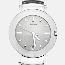 Rado Silver Stainless Diastar 115.0625.3.011 Men's Wristwatch 35 mm