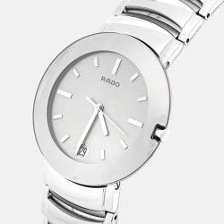 Rado Silver Stainless Diastar 115.0625.3.011 Men's Wristwatch 35 mm
