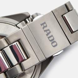 Rado Blue Plasma High-Tech Ceramic Titanium Stainless Steel Captain Cook R32128202 Men's Wristwatch 43 mm