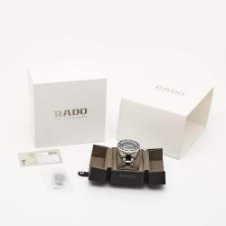 Rado Blue Plasma High-Tech Ceramic Titanium Stainless Steel Captain Cook R32128202 Men's Wristwatch 43 mm