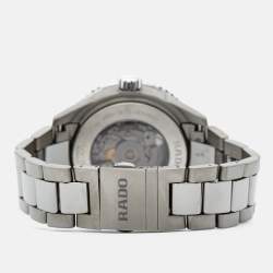 Rado Blue Plasma High-Tech Ceramic Titanium Stainless Steel Captain Cook R32128202 Men's Wristwatch 43 mm