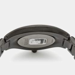 Pre Owned Rado True Thinline R27011902 Brown Mother Of Pearl Dial Diamond High-Tech Ceramic Titanium Men's Wristwatch 39 mm