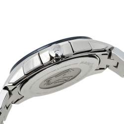 مملوكة مسبقًا Rado Blue Stainless Steel HyperChrome R32259203 Chrono Men's Wristwatch 44 mm