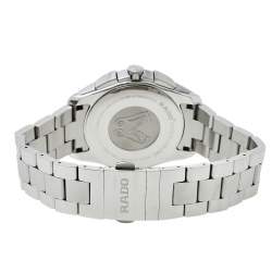 مملوكة مسبقًا Rado Blue Stainless Steel HyperChrome R32259203 Chrono Men's Wristwatch 44 mm