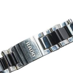 Pre Owned Rado Black Stainless Steel Ceramic D-Star R15965152 Men's Wristwatch 44 mm