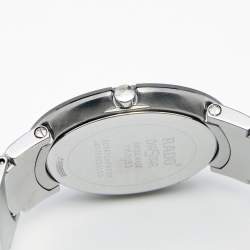 Pre Owned Rado Black Stainless Diastar Jubile 115.00625.3 Men's Wristwatch 35 mm