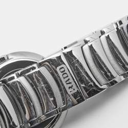 Pre Owned Rado Black Stainless Diastar Jubile 115.00625.3 Men's Wristwatch 35 mm