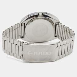 Rado Black Tungsten Carbide Stainless Steel Diastar 114.0391.3 Men's Wristwatch 35 mm