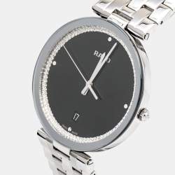 Rado Black Stainless Steel Florence R48870153 Men's Wristwatch 38 mm