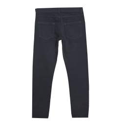 RAF by Raf Simons Shadow Grey Denim Distressed Slim Fit Jeans M