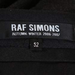 Raf Simons Black Wool Tailored Pants XL