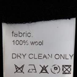 Raf Simons Black Wool Tailored Pants XL