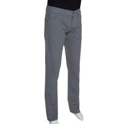 RAF by Raf Simons Grey Denim Regular Fit Jeans L