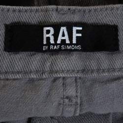 RAF by Raf Simons Grey Denim Regular Fit Jeans L