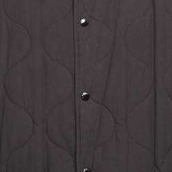 مملوكة مسبقًا Rag & Bone Black Cotton Quilted Bomber Jacket L