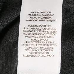 Pre Owned Ralph Lauren Collection Black Velvet Jogger Pants M