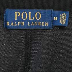 Pre Owned Ralph Lauren Collection Black Velvet Jogger Pants M