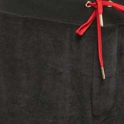 Pre Owned Ralph Lauren Collection Black Velvet Jogger Pants M