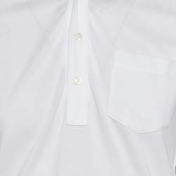 مملوكة مسبقًا Ralph Lauren Purple Label White Cotton Polo T-Shirt S