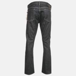 Ralph Lauren Navy Blue Denim Straight Fit Jeans M Waist 32"