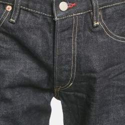 Ralph Lauren Navy Blue Denim Straight Fit Jeans M Waist 32"
