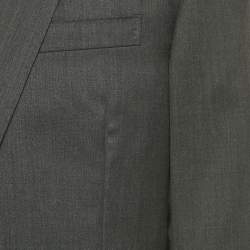 مملوكة مسبقًا بدلة رالف لورين صوف فحمي قصة عادية مقاس كبير جداً جداً (اكس اكس لارج)