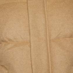 Pre Owned Ralph Lauren Camel Beige Wool Hooded Down Jacket XS