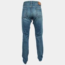 Pre Owned Ralph Lauren Navy Blue Denim Amberley Jeans L Waist 37" 