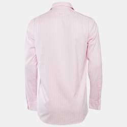 Ralph Lauren Pink Stripe Cotton Long Sleeve Shirt S